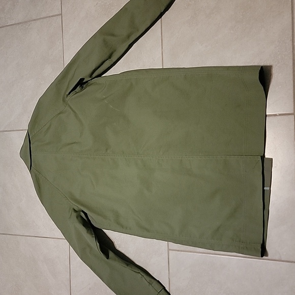 GAP Womens's Mac Trench Coat. Unlined. Military Green. NWT. Large Tall - Picture 8 of 9